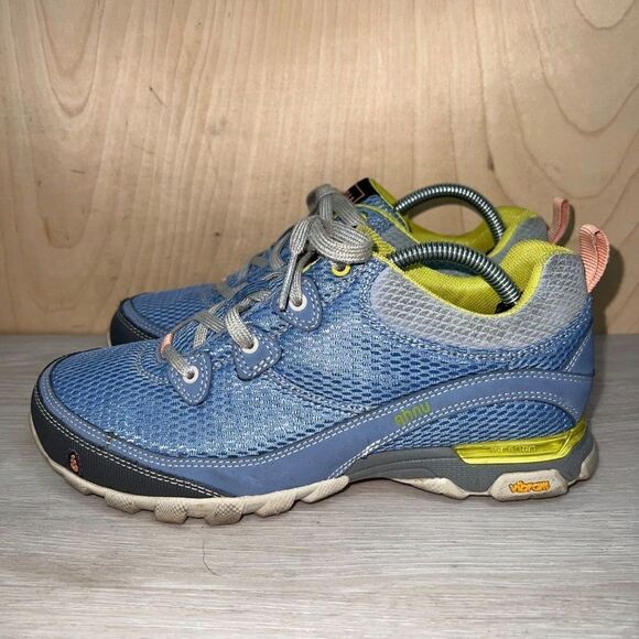Ahnu Numentum Hiking Shoes Blue F19615L Women's 7 - Picture 1 of 10